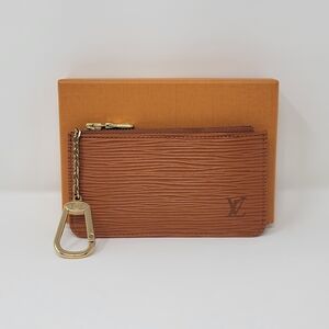 LOUIS VUITTON Epi Leather Key Cles Wallet